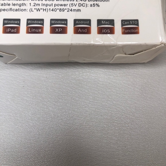 Mini Numeric Keypad 2.4Ghz Windows, Android, Inalámbrico New Black - Picture 4 of 6